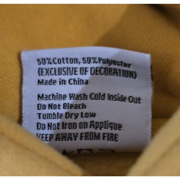 LankyBox Hoodie Little Kid XS Yellow Pink Foxy Ears Tail Graphic Sweatshirt - Picture 7 of 7